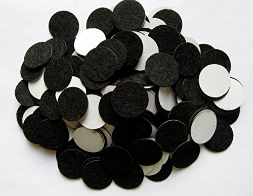 Image of YYCRAFT Adhesive Felt Circles for DIY and Sewing Handcraft Various Package Sizes Wholesale, Die Cut DIY Projects (100 Count:20x of 1 /2 inch,3 /4 inch,1 inch,1.5 inch,2 inch)