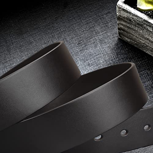 Ibyado Heavy Duty Gun Belt Concealed Carry Belt, 14Oz Full Grain Leather Gun Belts For Men Ccw, Gun Holster Belt,1.5 Inch Width Black Thick Leather Edc Belt With Brass Buckle #TOP4