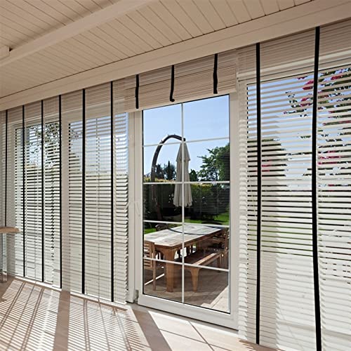 Veneciano de madera de 50 mm: estor horizontal para puertas francesas 7