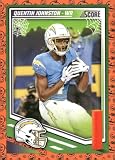 2025 Score Trick or Treat Pumpkin #130 Quentin Johnston Los Angeles Football Card - Sportscard Superstore