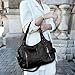 Generisch Generish Handtasche Damen,Weiches Leder Tote Hobo Bag Groß Shopper Tasche Uni Tasche Vintage Bag Braun Slouchy UmhäNgetasche Arbeitstasche für Schule Reisen