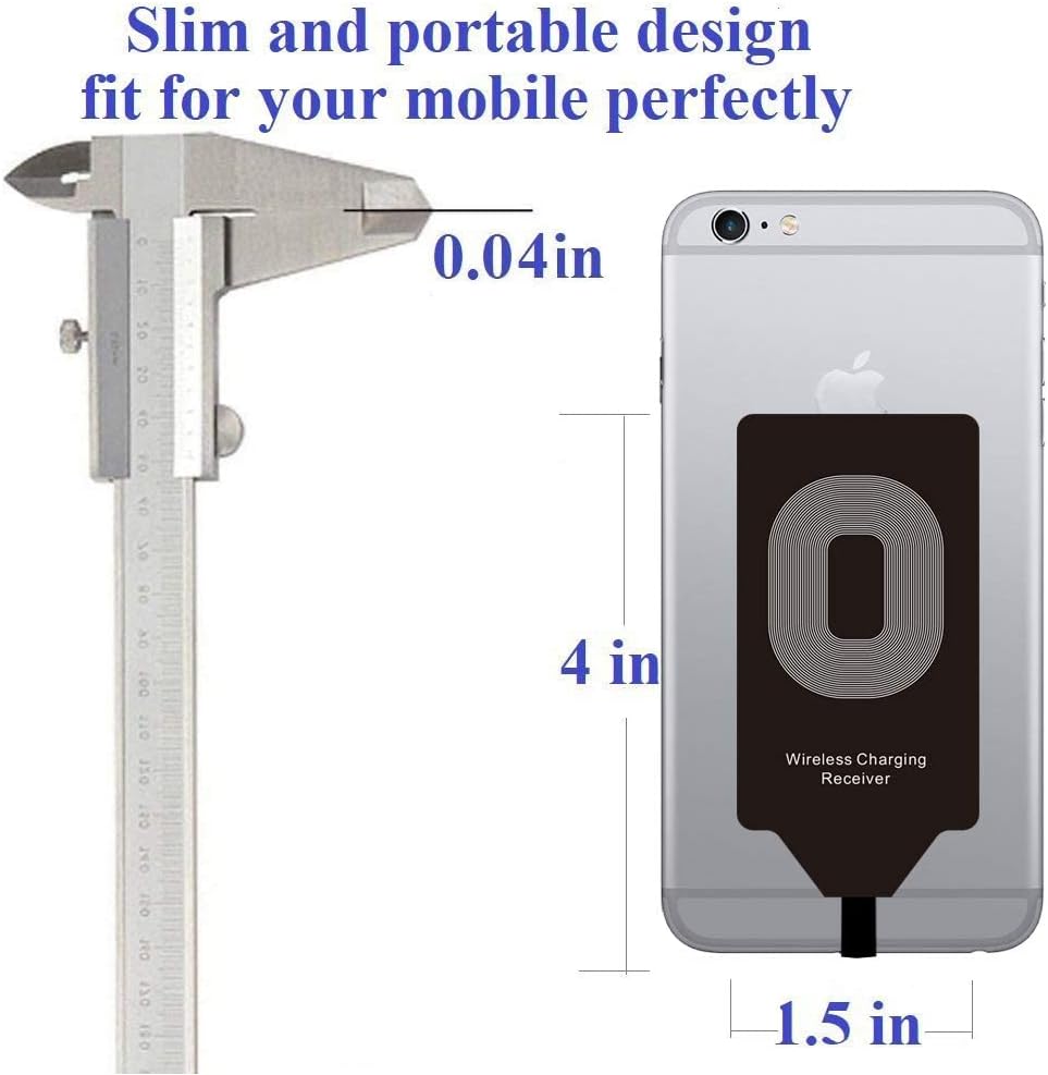 Slim design of the wireless charging receiver