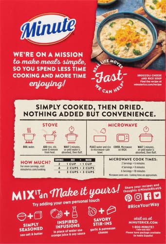 Minute Instant White Rice, Gluten-Free, Non-GMO, No Preservatives - Image 5