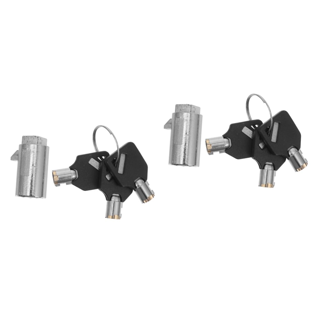 OSOLADY 2pcs Snack Machine Lock Set Candy Vending Machine Lock Replacement Key