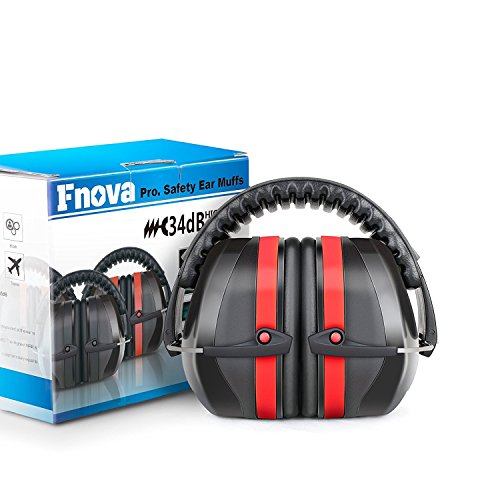 Fnova 34dB NRR Ear Protection for Shooting, Safety Ear Muffs Defenders - Thumbnail 2