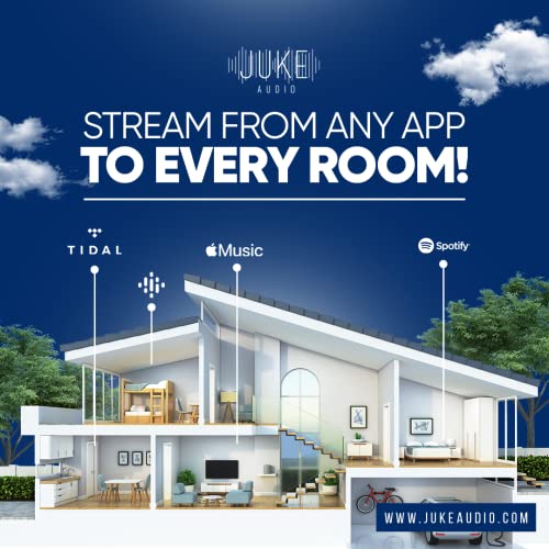 Juke-8 | 8 Zone,16 Channel, Amplifier | Multi-Room Audio Streaming Via Airplay, Spotify Connect, Dlna #TOP4