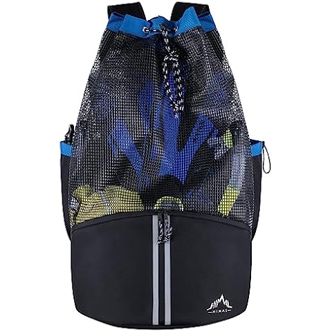 GoHimal Scuba Diving Bag, XL Mesh Backpack for Scuba Diving and Snorkeling Gear & Equipment, Holds Mask, Fins, Snorkel Cover