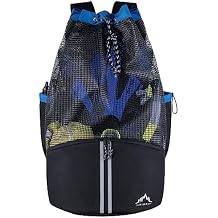 GoHimal Scuba Diving Bag, XL Mesh Backpack for Scuba Diving and Snorkeling Gear & Equipment, Holds Mask, Fins, Snorkel