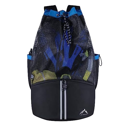 GoHimal Scuba Diving Bag, XL Mesh Backpack for Scuba Diving and Snorkeling Gear & Equipment, Holds Mask, Fins, Snorkel
