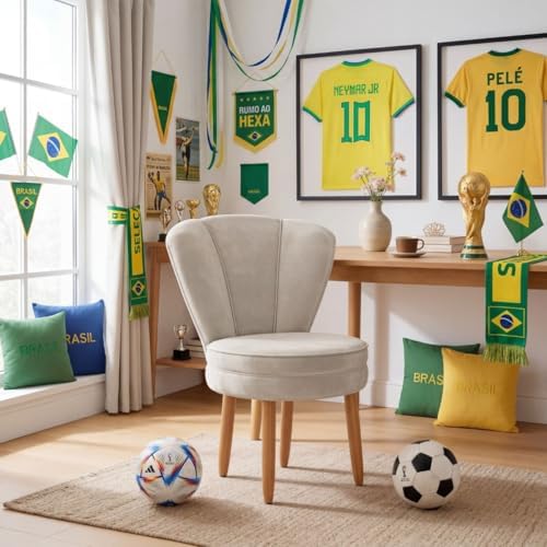 Cadeira Poltrona para Recepção Tecido Veludo Decorativa M...