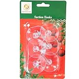 SHATCHI 6Pcs Heavy Duty Suction Hooks – 43mm, Multi-Purpose Reusable Suction Hooks for Kitchen, Bathroom, Office, Christmas Decorations, Signs, Mirrors, Walls - Image 6