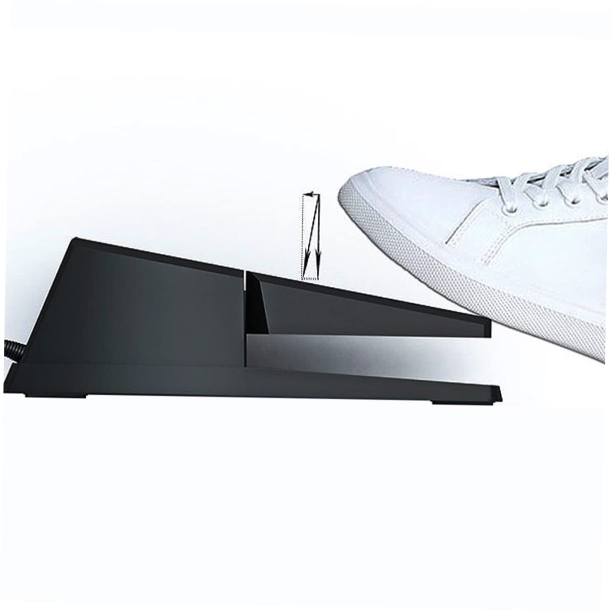 Pedale Sustain per Pianoforte Nero in Gomma Abs Resistente | Tastiera Midi e Sintetizzatore, Accessorio per Strumenti Digitali, Formato