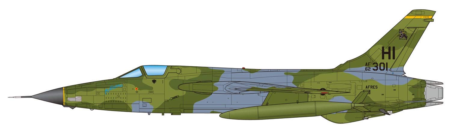 Amazon | プラッツ 1/144 フライングカラー・セレクション F-105D