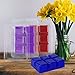 Wax Melt Molds 100 Pack Wax Molds Clear Plastic Wax Melt Clamshells for Wickless Wax Melt Candles