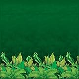 Jungle Foliage Backdrop Party Accessory (1 count) (1/Pkg)