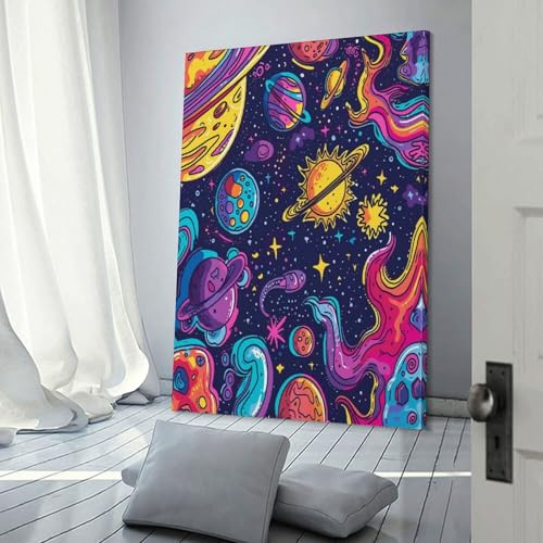 Impression sur toile corps céleste pour une chambre zen - 3