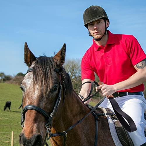 Canipha Leather Riding Crop For Horses, 18'' Horse Crop Leather Paddle With Anti-Slip Wooden Handle, Crop Whip Equestrianism Crops For Horse Riding Crop #TOP1