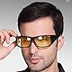 JT2D Libiyi Nightglo-Brille, Dotmalls Nightglo-Brille, Nachtsichtbrille, Scheinwerferbrille mit Glarecut-Technologie, sicheres Fahren bei Nacht
