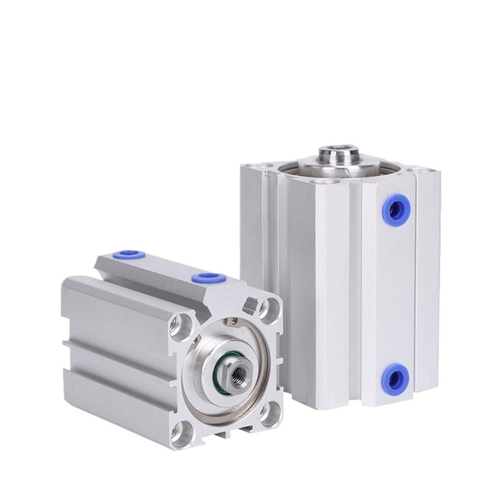 VKvmNYlxx 1pcs SDA Series Pneumatic Compact Cylinder 16mm bore stroke5 10 15 20 25 30 35 40 45 50mm Double-Acting Cylinder(SDA16X30,Nill)