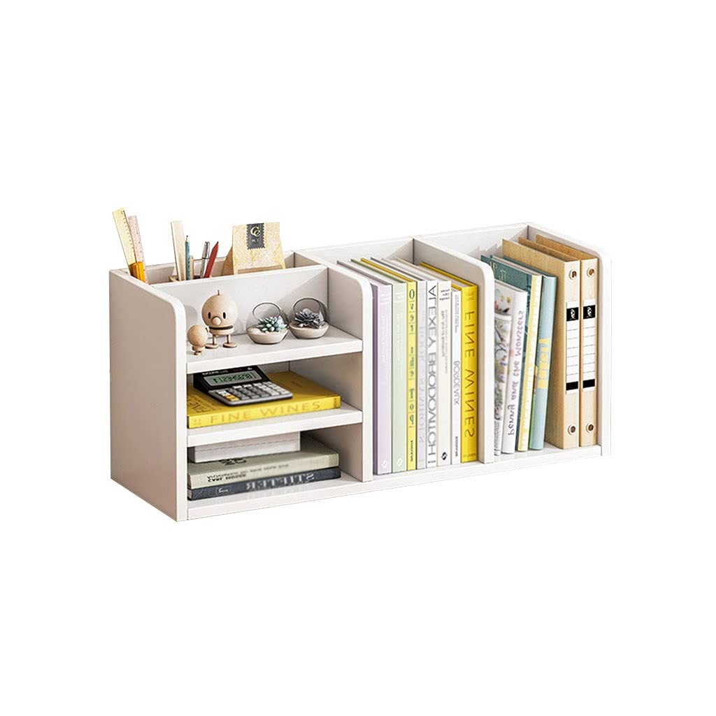Pequeño librero para zona de lectura y estante multimedia en el salón