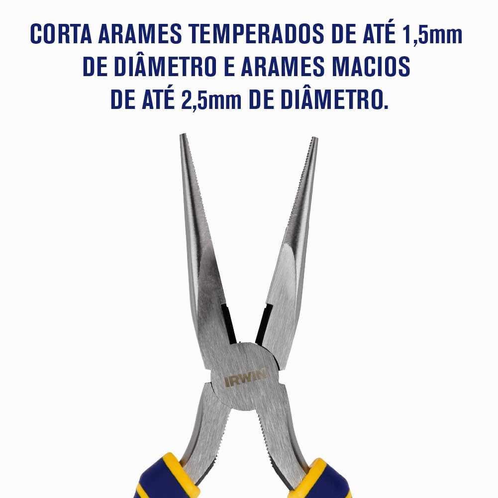 IRWIN Vise-Grip Pliers - 8" Long Nose with Wire Cutter -2 IRWIN Vise-Grip Pliers - 8" Long Nose with Wire Cutter -2