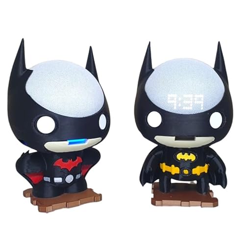 Suporte Alexa Echo Dot 4 ou Echo Dot 5 Batman Homem Morcego - Escultura, Presente, decoração criativ