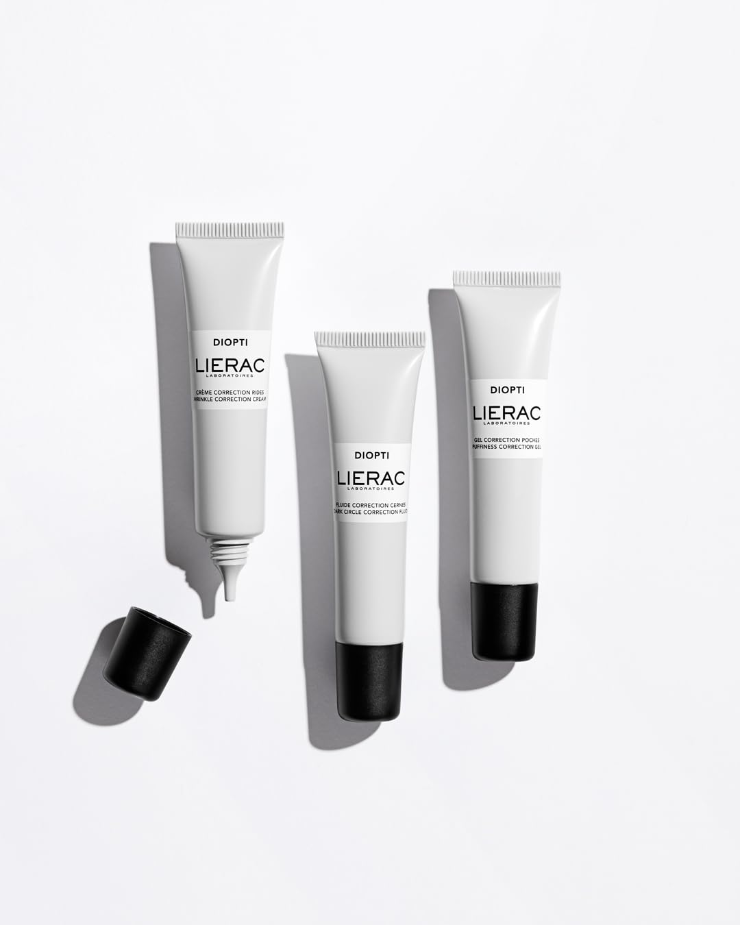 Lierac Diopti Gel Contorno Occhi Correzione Borse Decongestionante, Defaricante e Tonificante, per Tutti i Tipi di Pelle, Formato da 15 ml