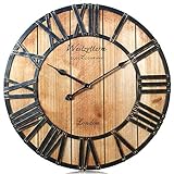 XXL Wanduhr: Durchmesser 60 cm, Nettogewicht 2,4 kg. Keine Montage erforderlich, einfach zu installieren. Es ist 100% handgemacht, perfekt und sieht sehr schön aus.