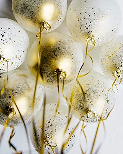 Image of PartyWoo Gold Ribbon, 500 Yard, Curling String Balloon Thin Gift Glitter Ribbon for Gift Wrapping Balloons Presents Floral Graduation Christmas Birthday Wedding Party Decorations (1 Roll)