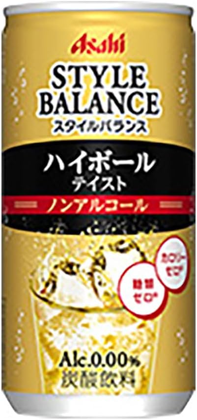 アサヒスタイルバランスハイボールノンアルコール 業務用 [缶] 200ml x 60本[2ケース販売][アサヒビール カクテルテイス