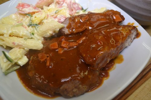 ハンバーグ(デミグラスソースハンバーグ)2個入り×4パックの8個セット ソース付き 手造りハンバーグ