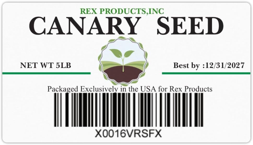 Canary Seed 5 LB - Plain 100% Seed