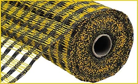 yellow poly burlap