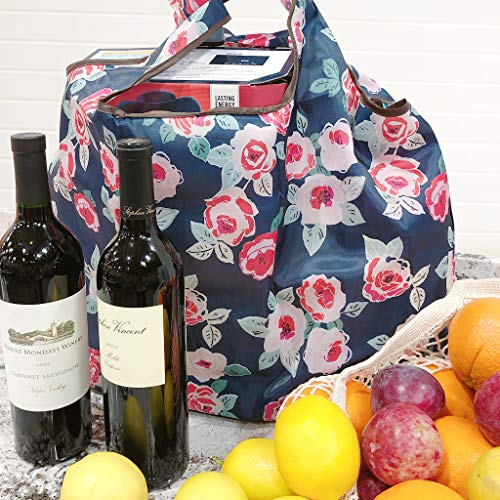 Image of allydrew Large Foldable Tote Nylon Reusable Grocery Bag