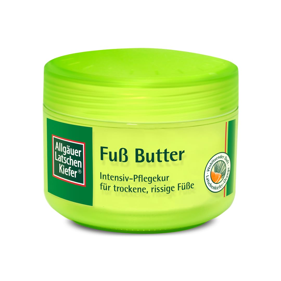 Fußbutter – intensiv feuchtigkeitsspendend – Allgäuer Latschenkiefer – 200 ml