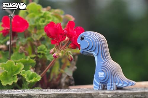 Miniatura 6 de Eugy Brontosaurus - Rompecabezas 3D de dinosaurio, 28 piezas ecológicas, juguetes educativos para niños, niñas y niños a partir de 6 años