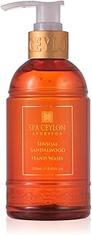 SPA CEYLON SENSUAL SANDALWOOD Hand Wash | Gentle Hand Wash | Hydrates & Cleanses | Liquid Hand Soap | Aromatic Fragrance of Red Sandalwood | 250ml