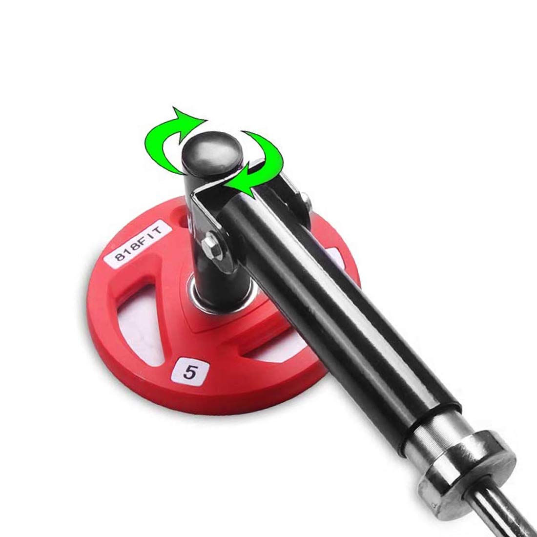 Barbell Landmine Attachment T-bar Row Plate Landmine Swivel Fits 2" Olympic Bars Back Exercise Gym Equipment