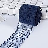  witgift 2 x 10 Meter Vintage Spitzenband Spitzenborte Häkel-Borte Spitze Spitzenstoff Spitzenbordüre Karten Tagebuch Scrapbooking Geschenkbox Dekoband Nähen Handwerk Hochzeit Deko
