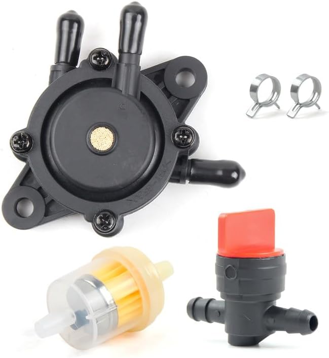 Fuel Pump for Kohler, Vacuum Fuel Pump with Fuel Filter for