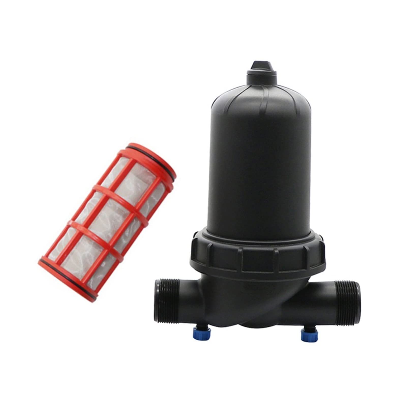 Adaptador de conector de manguera 1-1/2 pulgadas 1-1/4 pulgadas 2 pulgadas 120 Malla de malla filtro de pantalla Goteo de riego Fuente de riego Riego Sprinkler Red Filtro de red 1 pieza