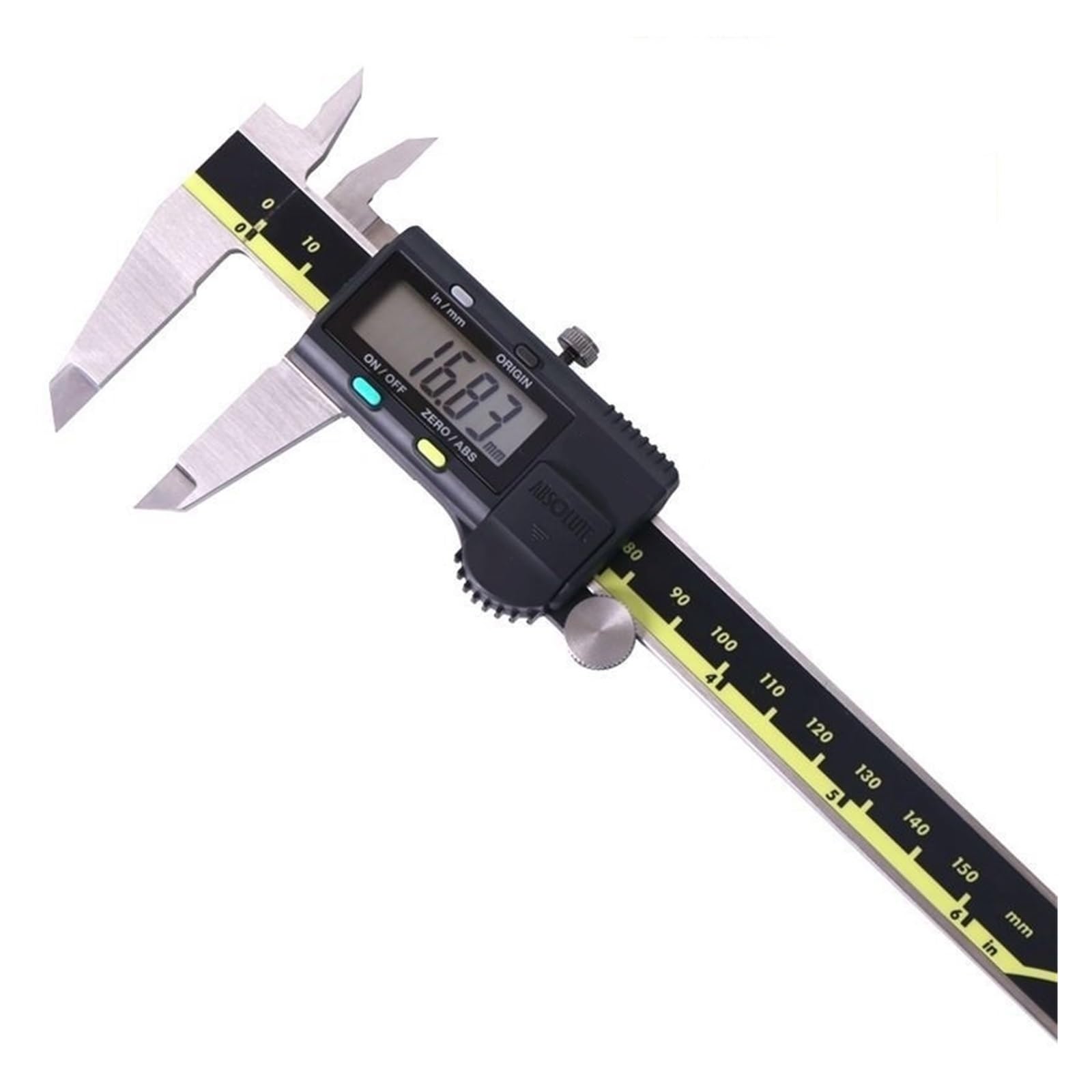 calibre digital profesional Calibradores Vernier digitales LCD, 12 ", 6", 150mm, 300mm, calibrador electrónico, herramientas de taller mecánico de medición de acero inoxidable ( Color : 500-193-20 300