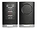 Smart Key Fob Case Shell Fit for Cadillac STS CTS 2008 2009 2010 2011 2012 2013 Replacement Keyless Entry Remote Car Key Housing Casing Outer Cover with Uncut Blade Blank (1)