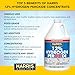 HARRIS 12% Concentrated Hydrogen Peroxide, 128oz, for Kitchen, Bath, Laundry, Home and Garden with Easy Fill Funnel