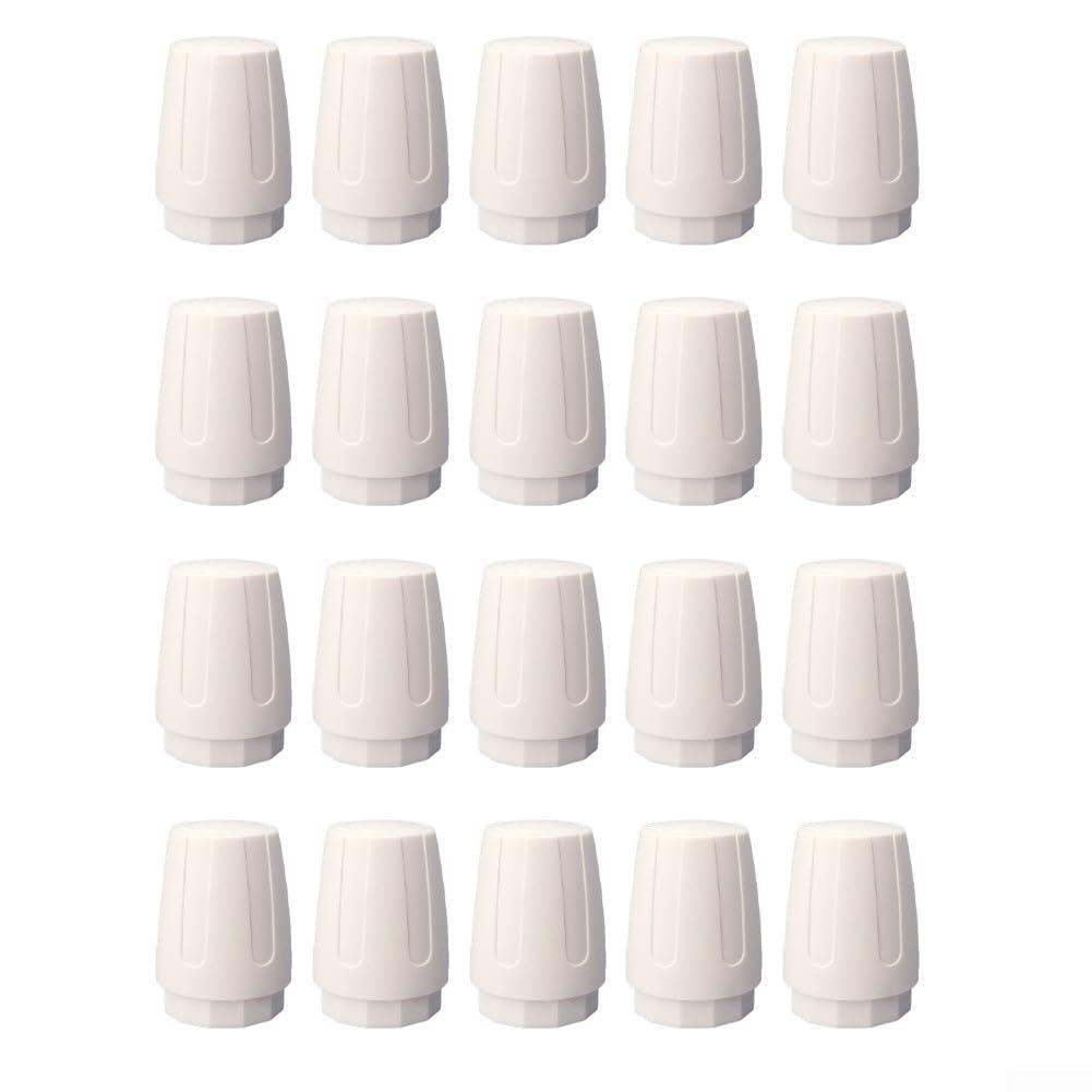 GLOBALHUT 20pcs Válvula Calefacción Suelo M30x1.5 ABS Ignífugo