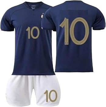 フランス代表 MBAPPE 10 キッズMサイズ（137-147cm） Amazon.com: France Mbape Home Blue Soccer Kids Jersey + Shorts Set