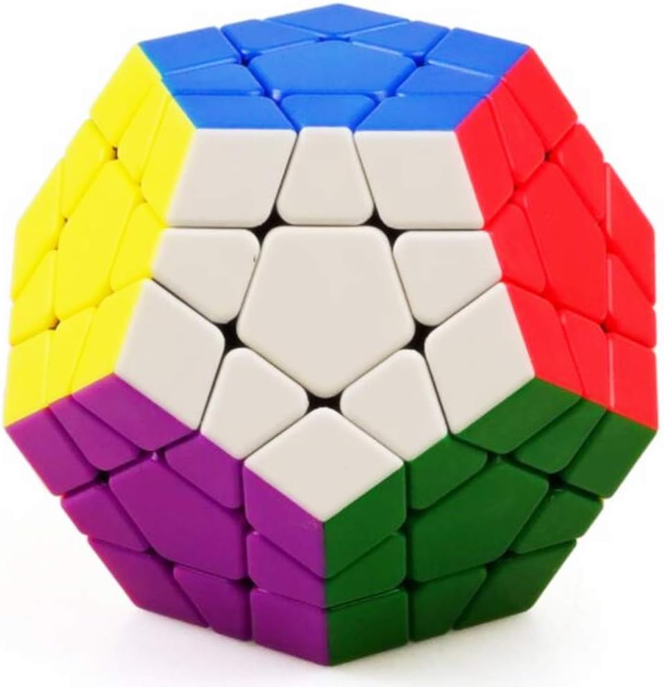 CuberSpeed 12-Side 3x3 Pentagonal Dodecahedron Tank Minx Speed Cube Puzzle Dodecahedron Magic Cube Puzzle Toy