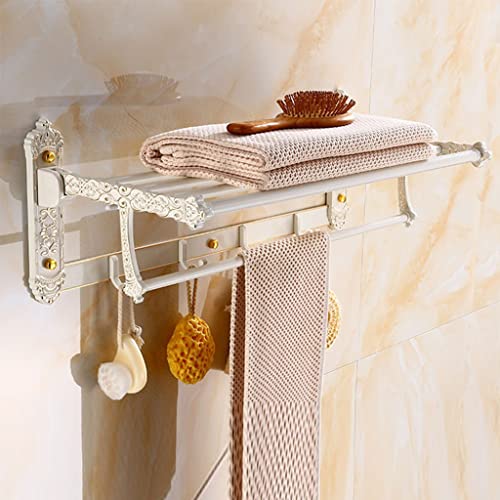 Porte-serviettes de salle de bain en aluminium spatial haut de gamme