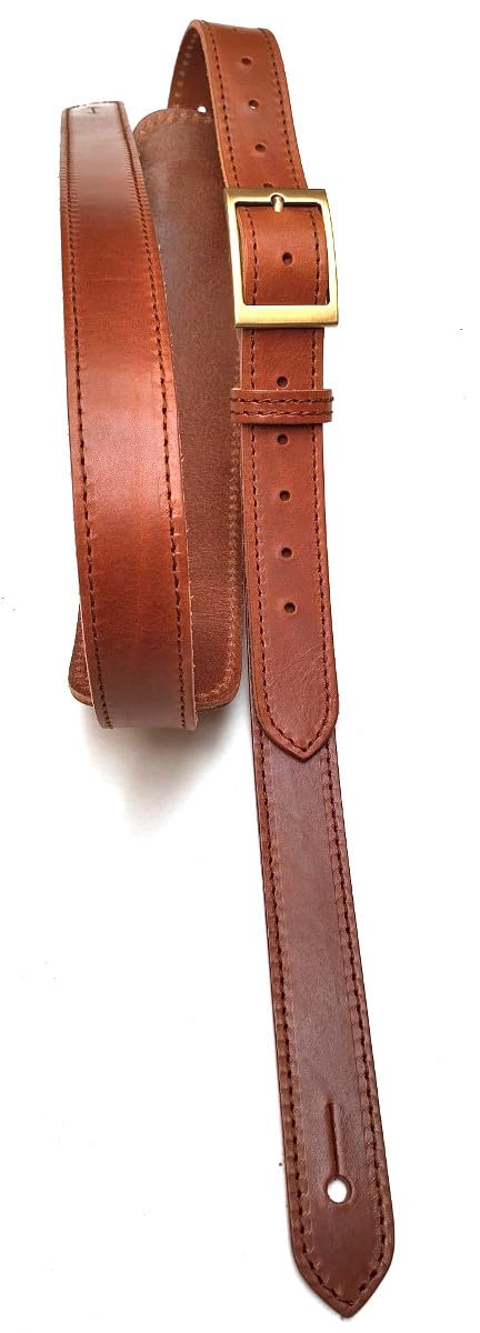 Custom Style Czarny skórzany pasek do gitary basowej 3 cm z paskiem na ramię i klamrą T330