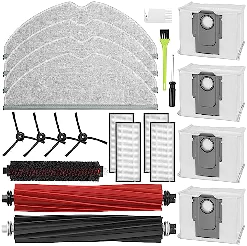 Roboter Deals Set Ricambi Per Roborock S8 Pro Ultra – 2 Spazzole, 2 Filtri, 2 Panni, Confezione Ecologica - 2